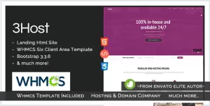 Hosting Domain Landing Page with WHMCS  3Host