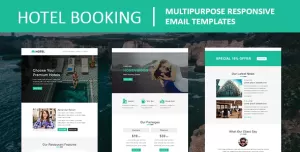Hotel Booking - Multipurpose Responsive Email Template