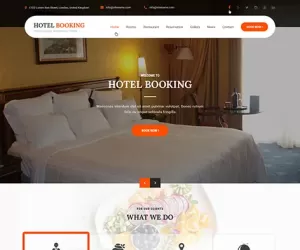 Hotel Booking WordPress theme for online reservations vacation homes