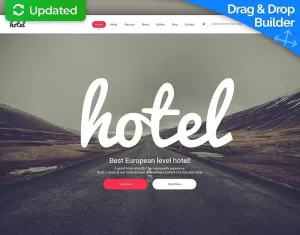 Hotel - Hospitality Moto CMS 3 Template - TemplateMonster