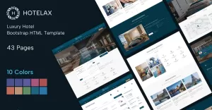 Hotelax - Luxury Hotel Bootstrap HTML Template