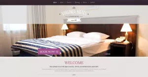 Hotels Responsive Website Free Theme - TemplateMonster