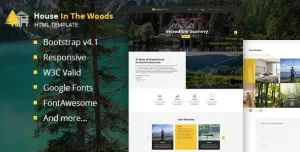 House In The Wood - Tourism and Entertainment HTML Template