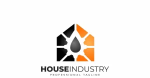 House Industry Logo Template