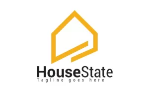 House state ( Real estate ) Logo design - TemplateMonster