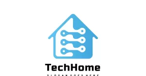 House Technology Logo Template