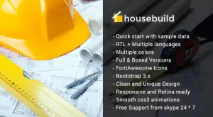 Housebuild - Joomla Construction Business Theme
