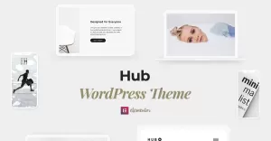 Hub - Creatief en zakelijk multifunctioneel Elementor WordPress-thema