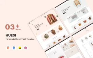 Huesi - Handmade Store HTML5 Template - TemplateMonster