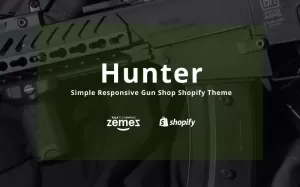 Hunter - Simple Responsive Gun Shop Shopify Theme