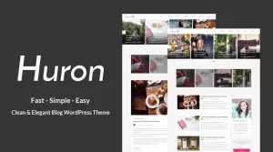 Huron Blog - Clean and Elegant WordPress Blog Theme - Themes ...