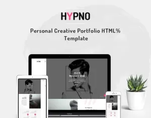 Hypno - Personal Creative Portfolio Website Template
