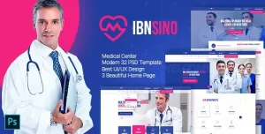 IBNSINO - Modern Medical PSD Template
