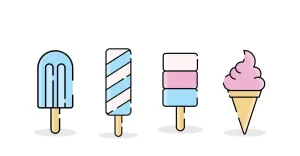 Ice Cream Vector Illustration V6