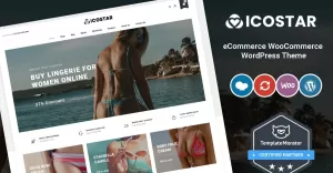 Icostar - Lingerie and Swimming clothes WooCommerce Theme