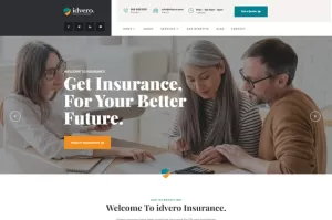 Idvero - Insurance Company Elementor Template Kit