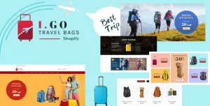 Igo  Travel Bag Shop Shopify Theme