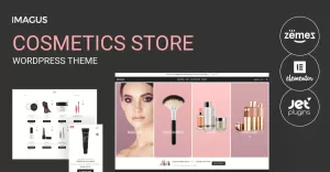 Imagus - Cosmetics Store, Beauty Center Elementor WordPress Theme