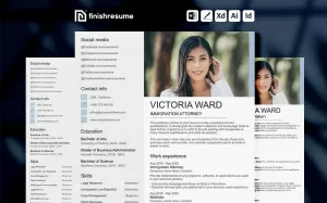 Immigration attorney Resume Template  Finish Resume