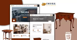 Imora - Antique HTML5 Website template - TemplateMonster