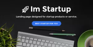 ImStartup - Startup Landing Page WordPress Theme