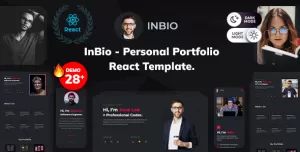 InBio - Personal Portfolio Gatsby.js Template
