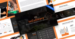 InCulinary Creative Food Keynote Template - TemplateMonster