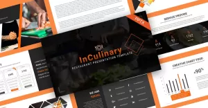 InCulinary Creative Food PowerPoint Template