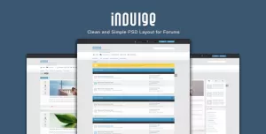 Indulge - Clean PSD for Forums and Blogs