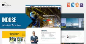 INDUSE - Industrial Services HTML Template