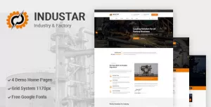 Industar - Industry & Factory PSD Template