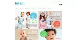 Infant Clothing Store PrestaShop Theme - TemplateMonster
