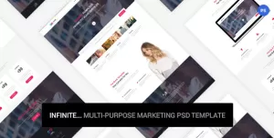 Infinite - Marketing PSD Template