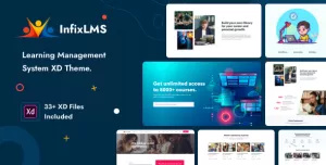 InfixLMS - Learning Management System XD Template