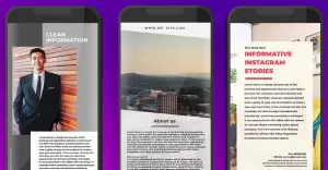 Informative Instagram Stories After Effects Template