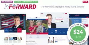 inForward - Political Campaign, Party, Nonprofit HTML Template
