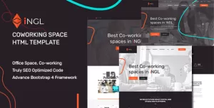 Ingl - Coworking Spaces HTML Template