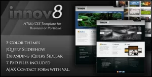 innov8 - HTML/CSS for Business or Portfolio