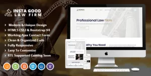 Insta Good - Law and Lawyer HTML Template