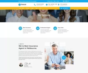 Insure - Insurance Business Elementor Template Kit