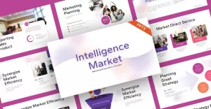 Intelligence Marketing Business PowerPoint Template