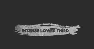 Intense Lower Thirds Motion Graphics Template