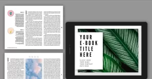 Interactive Ebook Layout Magazine Template - TemplateMonster