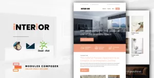 Interior - E-Commerce Responsive Furniture and Interior design Email