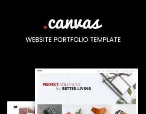 Interior & Furniture Portfolio HTML Template - Canvas Website Template