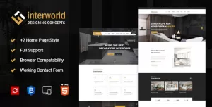 Interworld - HTML Template for Architecture, Construction, and Interior Design