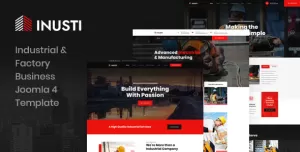 Inusti - Joomla 5 Industrial & Factory Business Template