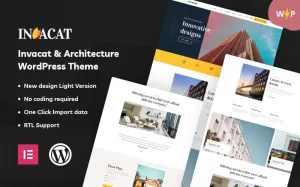Invacat - Architecture WordPress Theme - TemplateMonster