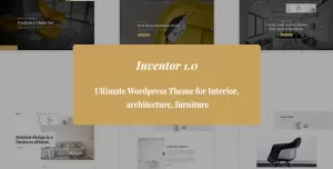 Inventor- Architechture and Furniture Interior HTML5 Template