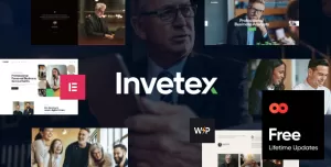 Invetex  Business Consulting & Investments WordPress Theme